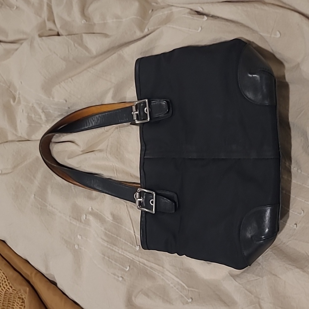 COACH Fabric and leather purse